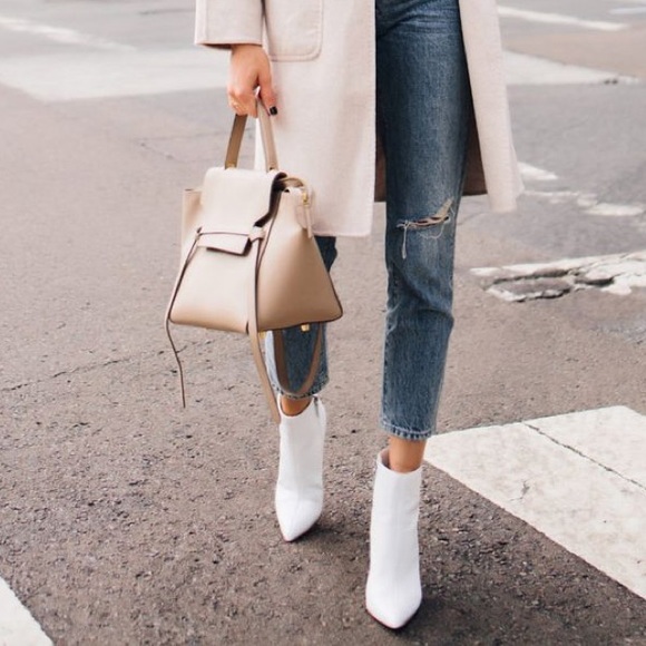 Nine West Renya Cream Ankle Boots - Picture 2 of 14